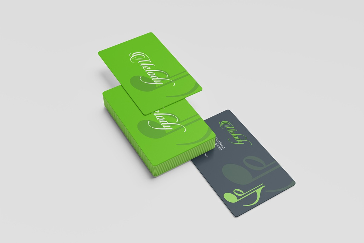 Rounded Business Card Mockup, an Advertising Mockup by Pexelyou (Photo 5 of 5)