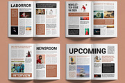 News Letter Template Design Layout, a Magazine Template by MightyDesign (Thumbnail 3 of 6)