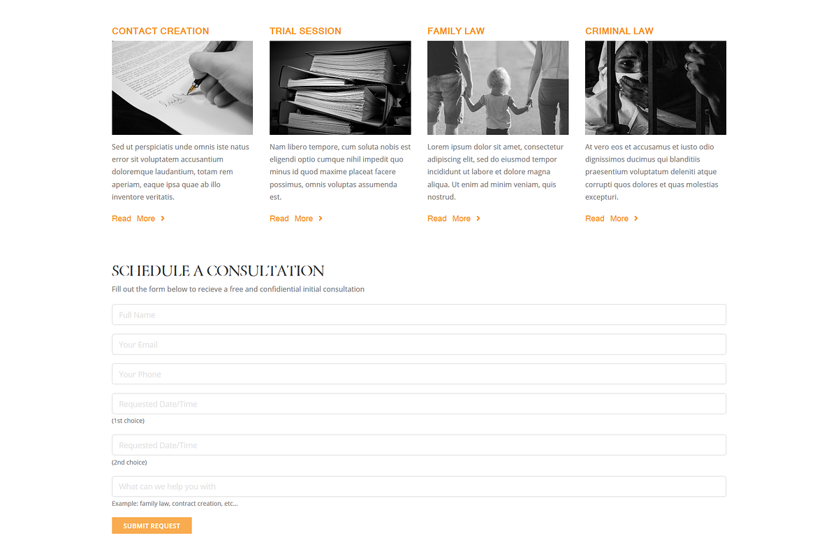 Law Offices - Simple HTML Template, a HTML Template by inSTUDIO43 (Photo 2 of 5)