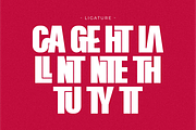 Candy Hunter - Ultra Condensed Sans, a Sans Serif Font by Pian45 Studio (Thumbnail 4 of 8)