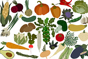 Vector vegetables, an Illustration by risovanya (Thumbnail 3 of 9)