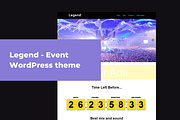 Legend - Event WordPress Theme, a WordPress Template by Ordasoft (Thumbnail 1 of 3)