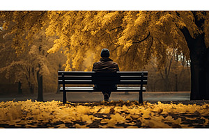 introspection thinking yellow ai, a Beauty & Fashion Photo by pikepicture