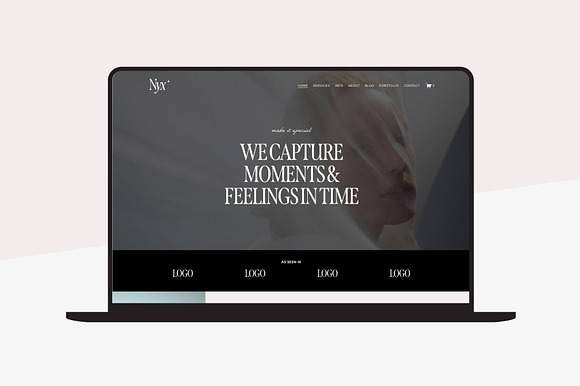 Squarespace 7.1 Template: Nyx preview 5