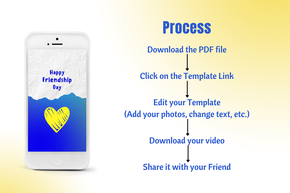 Friendship Day Video Card Template, an Email Template by Your Social Bae (Photo 3 of 3)