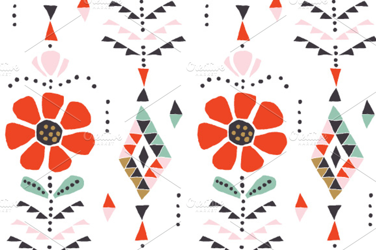 Folk Tribal Patterns (PNG format) preview 3