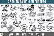 Funny Round Sign Bundle, an Illustration by OldMarket Designs (Thumbnail 11 of 11)