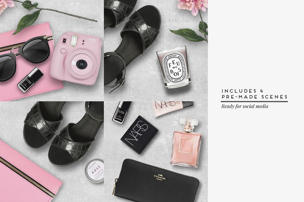 Fashion blogger scene creator, a Product Mockup by Negative Space (Photo 4 of 4)