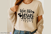 Christian Love Like Jesus Bow SVG, a Graphic by mh_arif (Thumbnail 3 of 5)