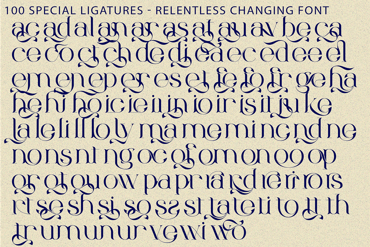 Relentless Changing - Luxury Font, a Serif Font by 177Studio (Photo 8 of 8)