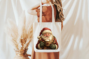 Vintage Santa Claus Wall Art PNG, an Illustration by Daily.Designs (Thumbnail 2 of 5)