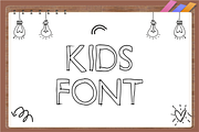 Preschool Doodles - Cute Hand drawn, a Handwritten Font by Sahira Studio (Thumbnail 4 of 4)