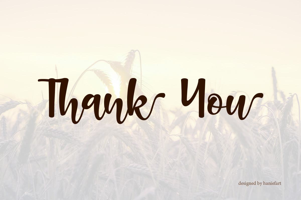 Agrista - Script Font, a Script Font by haniefart (Photo 10 of 10)