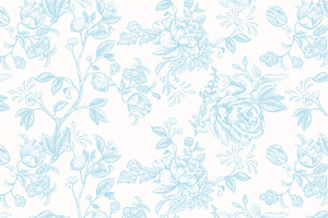 Seamless Pattern With Roses