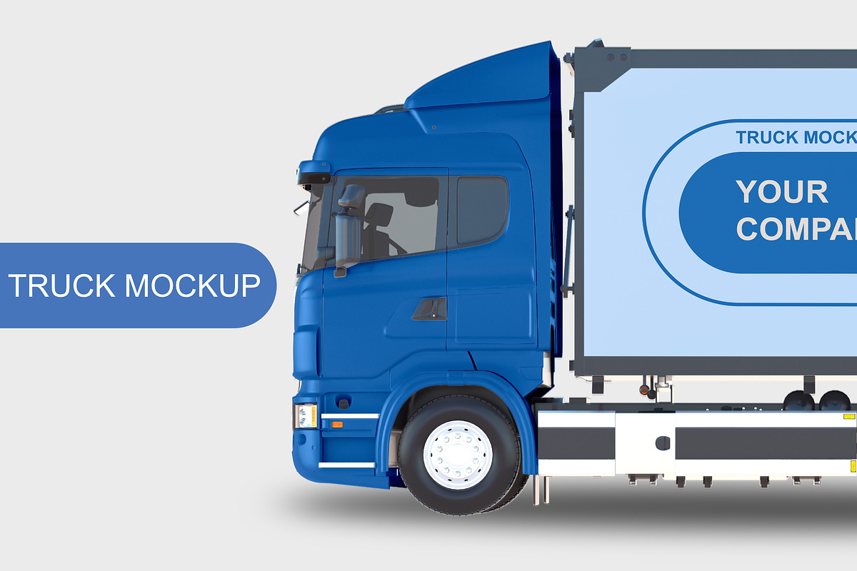 Truck Mockup, a Cups & Container Mockup by MARCOS BRITO PRO (Photo 4 of 5)