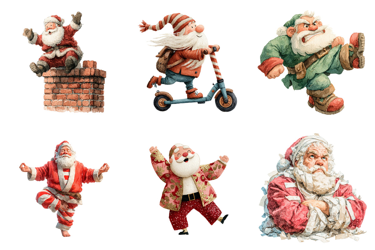 Funny Christmas Santa Sublimation, a Graphic by CitraGraphics (Photo 3 of 4)