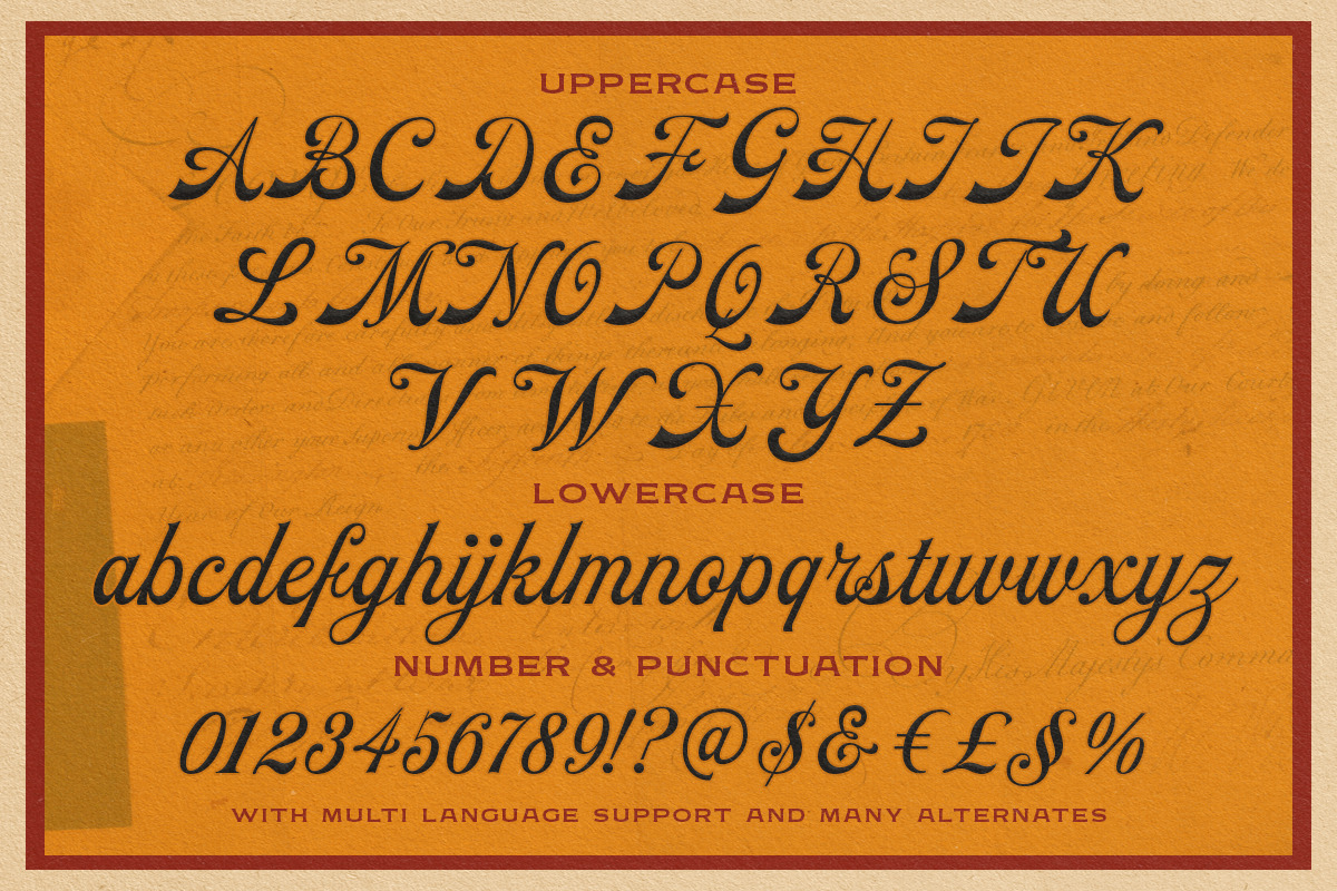 Elite Citadel Vintage Script, a Script Font by Letterhend Studio