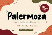 Palermoza – Playful Handwritten Font, a Handwritten Font by Wow Magic (Thumbnail 1 of 6)