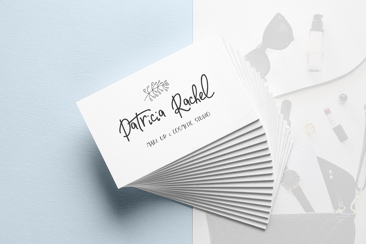 Fashionable Duo Font & Illustr., a Script Font by Designwork (Photo 15 of 20)