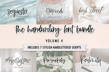 The Handwriting Font Bundle Volume 4