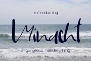 Minacht Font, a Script Font by SophieSaxo (Thumbnail 1 of 6)