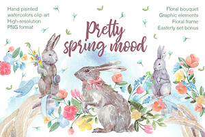 Pretty spring watercolor mood