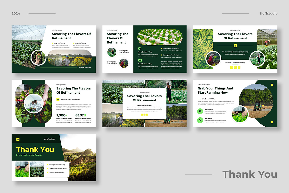 Farming Agriculture Keynote Template, a Presentation Template by fluffstudio (Photo 4 of 4)