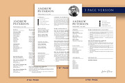 Professional Resume Template, CV, a Resume Template by VictoriousVita (Thumbnail 4 of 8)