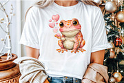 Whimsical Valentine Frog Clip-art, an Illustration by Sublimation Artist (Thumbnail 5 of 6)