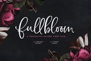 Fullbloom Font Duo