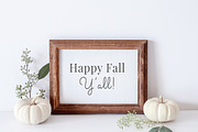 Pumpkin Frame H1 - Frame Mockup, a Print Template by SunnyTangerine Stock (Thumbnail 2 of 3)