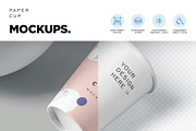 Paper Cup Mockup, a Cups & Container Mockup by megostudi0 (Thumbnail 4 of 6)