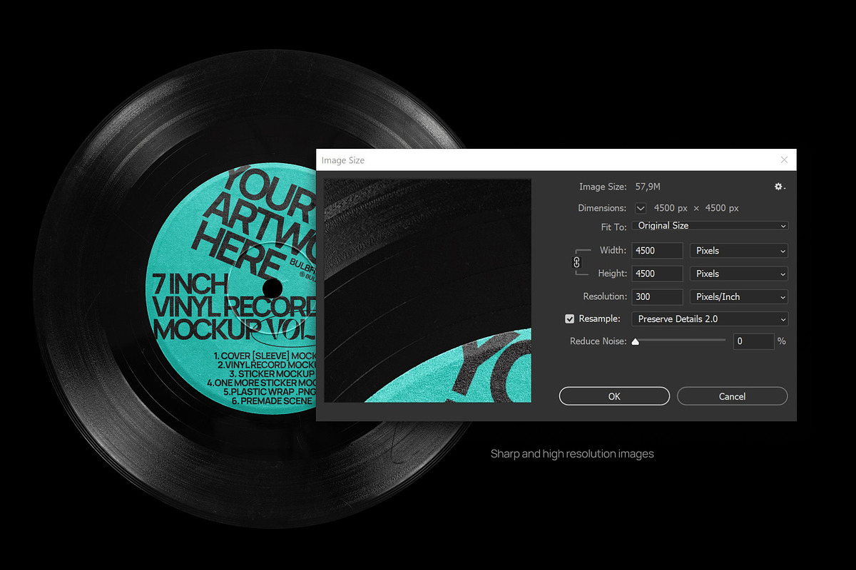 7 Inch Vinyl Record Mockup Vol.2, a Packaging Mockup by BULBFISH