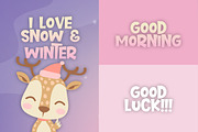 Cupid Deer, a Font by khurasan (Thumbnail 5 of 8)