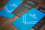 Corporate Business Card CM133, a Business Card Template by annozio (Thumbnail 1 of 4)