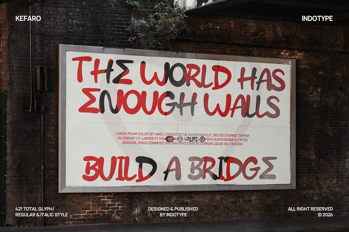 Kefaro - Graffiti Display Font, a Handwritten Font by Indotype Foundry (Photo 8 of 10)