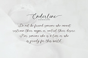 Enderline Script, a Script Font by Jhoel Design (Thumbnail 9 of 9)