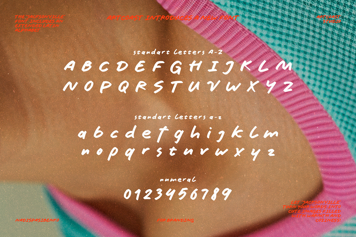 SA Jacksonville Marker Font, a Handwritten Font by Artcoast Fonts (Photo 3 of 7)