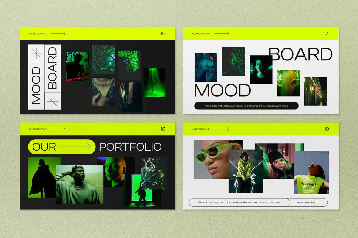 Greeneon Power Point Template, a Presentation Template by UInstrument (Photo 2 of 6)