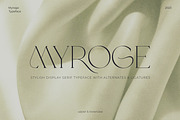 MYROGE elegant & stylish serif, a Serif Font by CarmineType (Thumbnail 18 of 18)