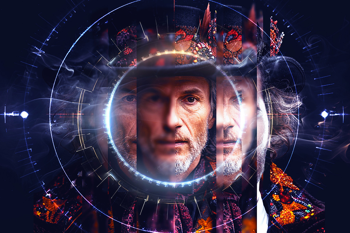 Mirror Portrait Photoshop Effect, a Brushes & More by INTENTFX (Photo 7 of 8)