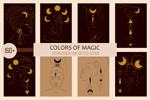 LINE ART BUNDLE COLORS OF MAGIC