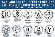 Floral Alphabet Monogram Letter SVG, a Graphic by D2PUTRI (Thumbnail 1 of 27)