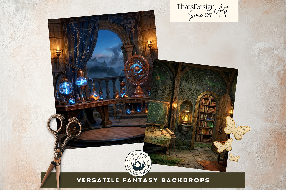 The Lantern Guild Backdrops, a Background Graphic by ThatsDesignArt (Photo 8 of 13)