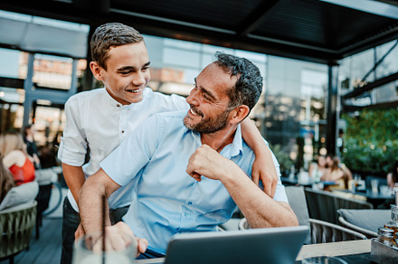 Father and son lifestyle, a Person Photo by REDDOT Studio