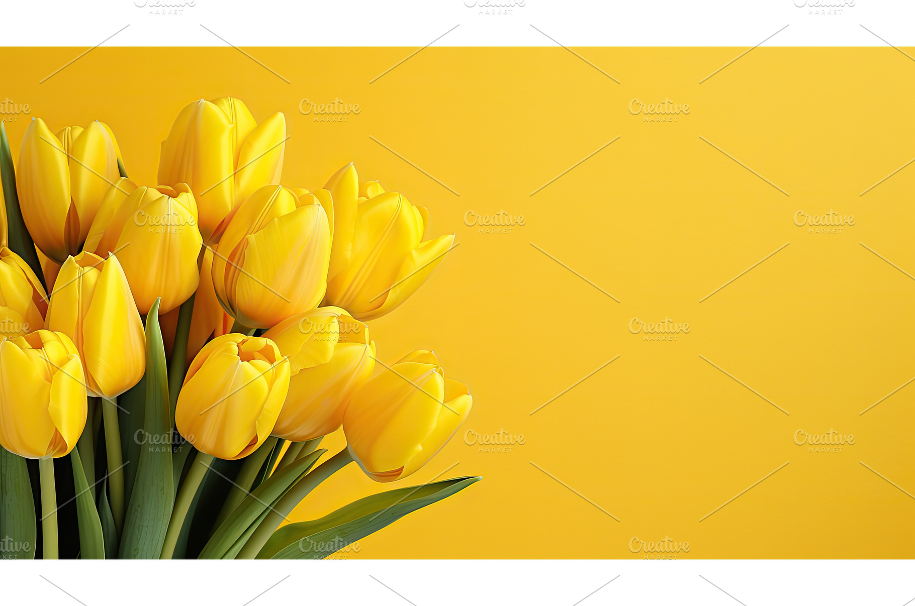 close yellow background flowers ai, a Nature Photo by pikepicture