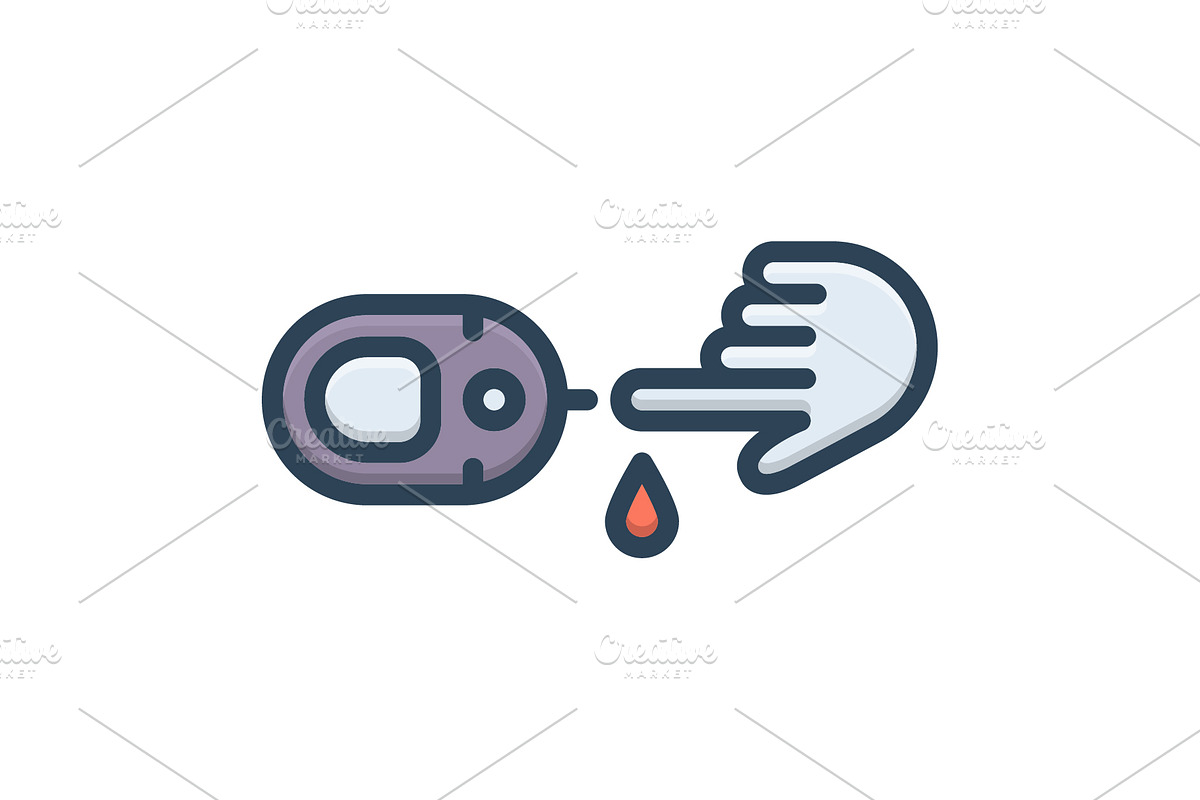 Blood sugar color icon, a Duotone Icon by Creative priyanka