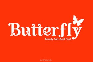 Butterfly | Beauty Sans Serif Font