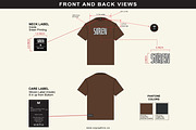 T-shirt Tech Pack Template, a Graphic by S.i. Graphics (Thumbnail 3 of 4)