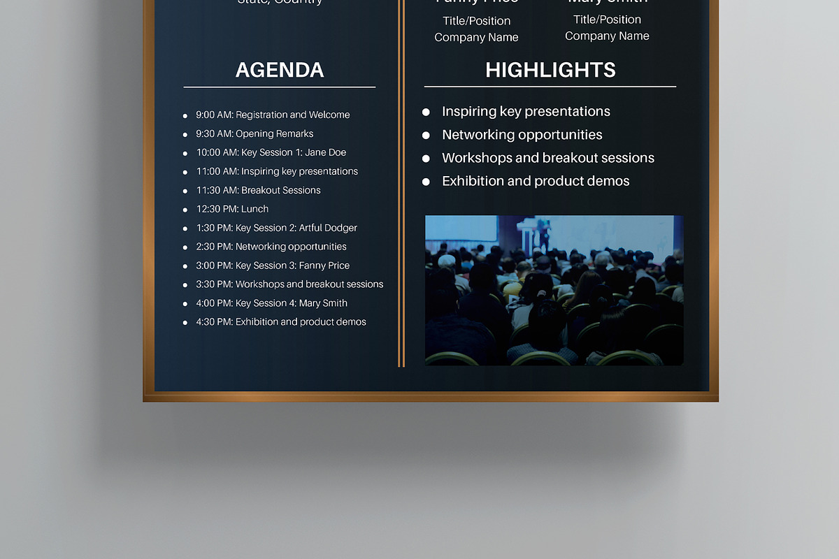Conference Flyers Templates, a Flyer Template by MightyDesign (Photo 3 of 8)